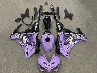 Purchase 2015-2018 Yamaha YZF R3/R25 Motorcycle Fairings - Purple White Black Canada
