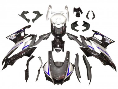 Purchase 2019-2021 Yamaha YZF R3/R25 Motorcycle Fairings - Silver Glossy Black Carbon Fiber Style Canada
