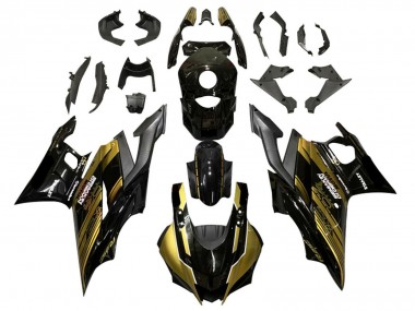 Purchase 2019-2021 Yamaha YZF R3/R25 Motorcycle Fairings - Gold Glossy Black Semakin Didepan Canada