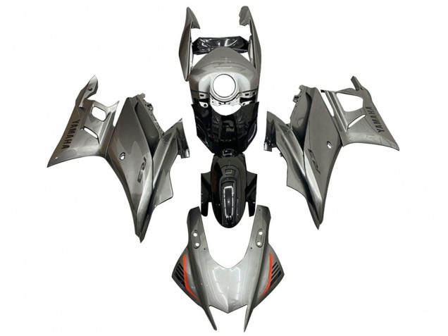 2019-2021 Yamaha YZF R3/R25 Motorcycle Fairings - Silver Black Canada