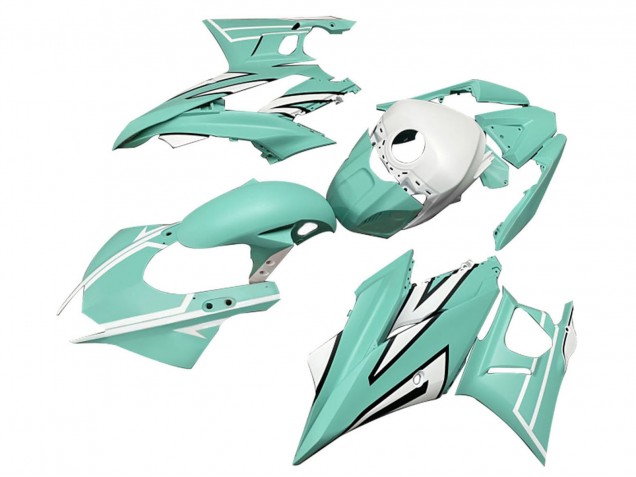 2019-2021 Yamaha YZF R3/R25 Motorcycle Fairings - Light Green White Black Canada