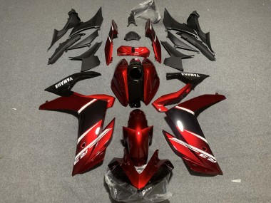 Purchase 2019-2021 Yamaha YZF R3/R25 Motorcycle Fairings - Red White Glossy Black Canada