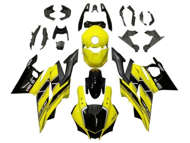Purchase 2019-2021 Yamaha YZF R3/R25 Motorcycle Fairings - Yellow Black Carbon Fiber Canada