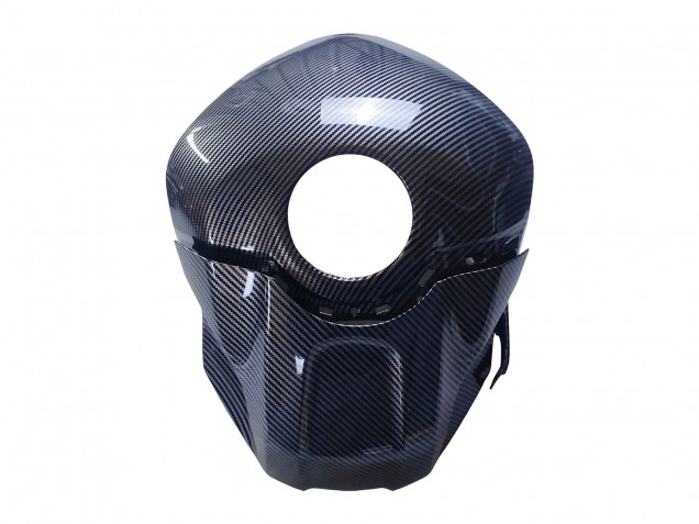 2022-2024 Yamaha YZF R3/R25 Motorcycle Fairings - Black Carbon Fiber Style Gold Red ABBOT Canada