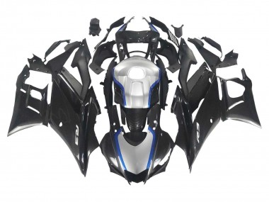 Purchase 2022-2024 Yamaha YZF R3/R25 Motorcycle Fairings - Black Carbon Fiber Style Silver Blue Canada