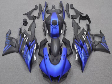 Purchase 2022-2024 Yamaha YZF R3/R25 Motorcycle Fairings - Blue Matte Black Monster Canada