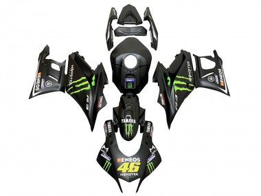 Purchase 2022-2024 Yamaha YZF R3/R25 Motorcycle Fairings - Black Green Monster ENEOS 46 Canada