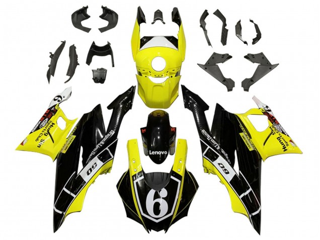 2022-2024 Yamaha YZF R3/R25 Motorcycle Fairings - Yellow White Black Lenovo 6 Canada