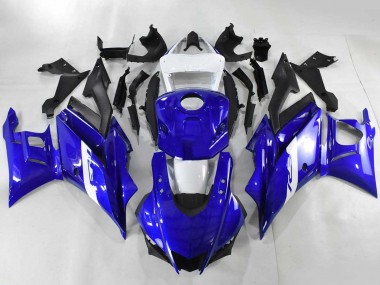 Purchase 2022-2024 Yamaha YZF R3/R25 Motorcycle Fairings - Blue White Matte Black Canada