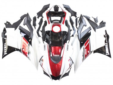 Purchase 2022-2024 Yamaha YZF R3/R25 Motorcycle Fairings - White Red Black Yamalube Canada