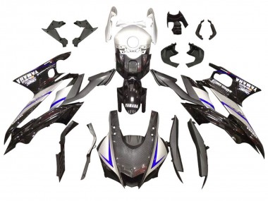 Purchase 2022-2024 Yamaha YZF R3/R25 Motorcycle Fairing Kits - Silver Blue Black Carbon Fiber Style Canada