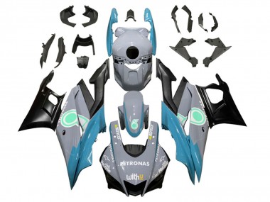 Purchase 2022-2024 Yamaha YZF R3/R25 Motorcycle Fairings - Nardo Grey Blue Green Black Petronas Canada