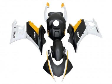 Purchase 2022-2024 Yamaha YZF R3/R25 Motorcycle Fairings - White Yellow Matte Black Canada