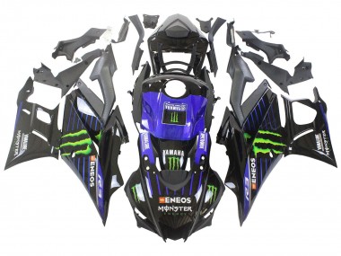 Purchase 2022-2024 Yamaha YZF R3/R25 Motorcycle Fairings - Blue Green Black Monster Yamalube ENEOS Canada