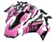 2022-2024 Yamaha YZF R3/R25 Motorcycle Fairings - Pink Glossy Black Monster Canada