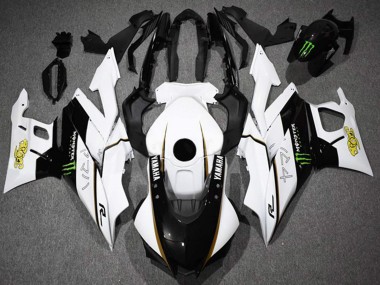 Purchase 2022-2024 Yamaha YZF R3/R25 Motorcycle Fairings - White Black Green Monster Canada