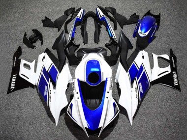 Purchase 2022-2024 Yamaha YZF R3/R25 Motorcycle Fairings - White Blue Glossy Black Yamalube Canada