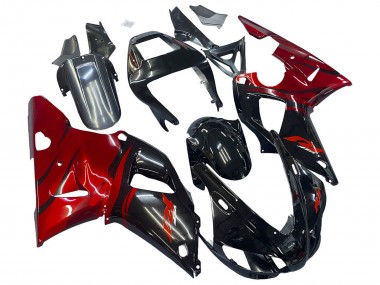 Purchase 1998-1999 Yamaha YZF 1000 R1 Motorcycle Fairings - Glossy Black Red Canada
