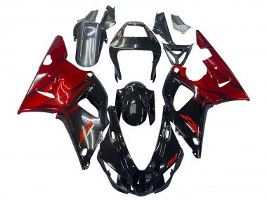 Purchase 1998-1999 Yamaha YZF 1000 R1 Motorcycle Fairings - Glossy Black Red Canada