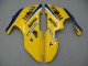 2000-2001 Yamaha YZF 1000 R1 Motorcycle Fairings - White Yellow Blue Motul Camel Canada