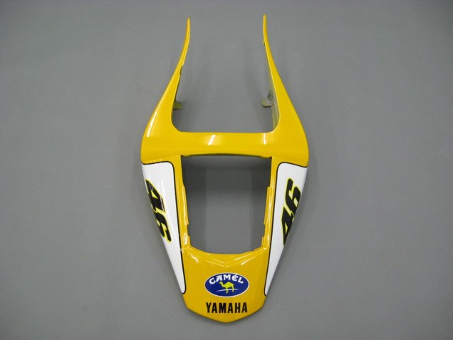 2000-2001 Yamaha YZF 1000 R1 Motorcycle Fairings - White Yellow Blue Motul Camel Canada