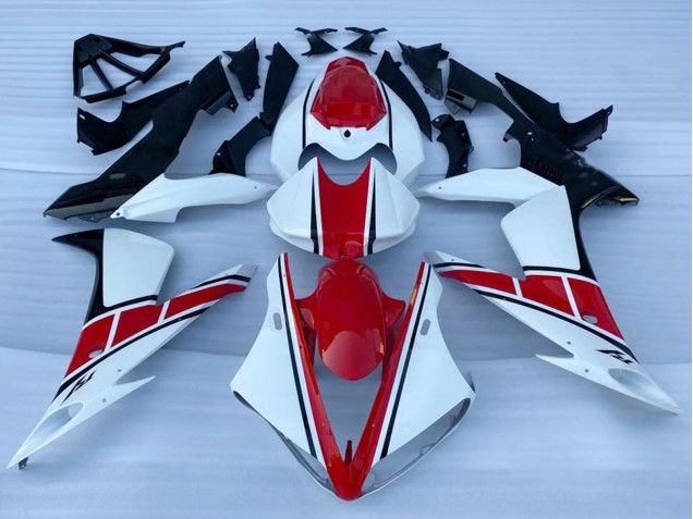 2002-2003 Yamaha YZF 1000 R1 Motorcycle Fairings - White Red Black Canada