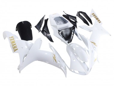 Purchase 2002-2003 Yamaha YZF 1000 R1 Motorcycle Fairings - White Gold Decals Canada