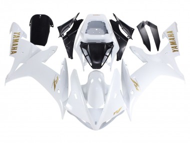 Purchase 2002-2003 Yamaha YZF 1000 R1 Motorcycle Fairings - White Gold Decals Canada