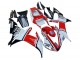 2002-2003 Yamaha YZF 1000 R1 Motorcycle Fairings - White Red Black Petronas Canada