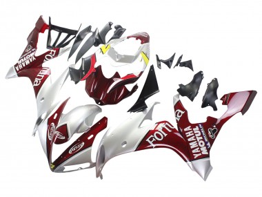 Purchase 2004-2006 Yamaha YZF 1000 R1 Motorcycle Fairings - Silver Red Fortuna Motul Canada
