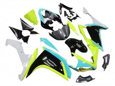 Purchase 2007-2008 Yamaha YZF 1000 R1 Motorcycle Fairings - Light Blue Lime Green Black Canada