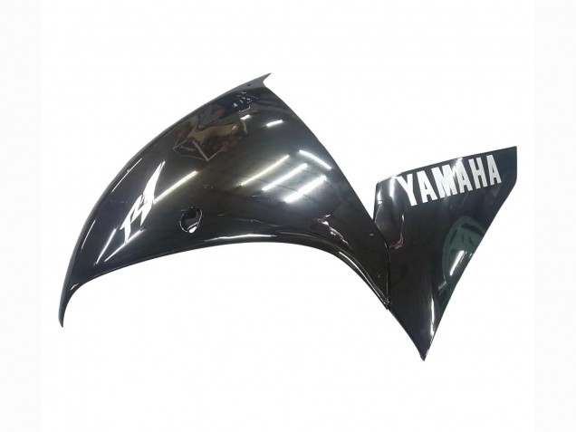 2009-2011 Yamaha YZF 1000 R1 Motorcycle Fairings - Glossy Black White Decal Canada