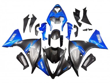 Purchase 2012-2014 Yamaha YZF 1000 R1 Motorcycle Fairings - Blue Glossy Black Canada