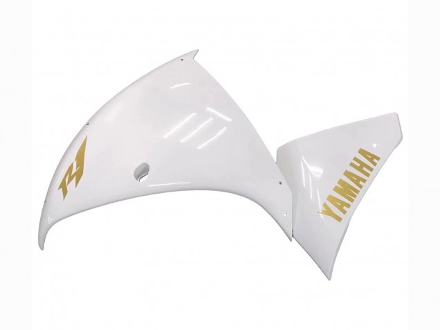 2012-2014 Yamaha YZF 1000 R1 Motorcycle Fairings - White Gold Decals Canada