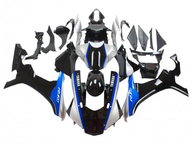 Purchase 2015-2019 Yamaha YZF 1000 R1 Motorcycle Fairings - Silver Blue Glossy Black Canada