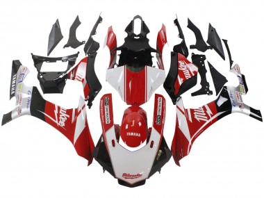 Purchase 2015-2019 Yamaha YZF 1000 R1 Motorcycle Fairing - White Red Black Milwaukee Canada