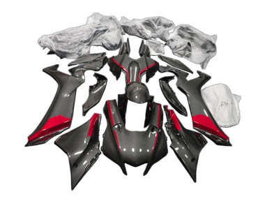Purchase 2020-2025 Yamaha YZF 1000 R1 Motorcycle Fairings - Black Carbon Fiber Red Canada