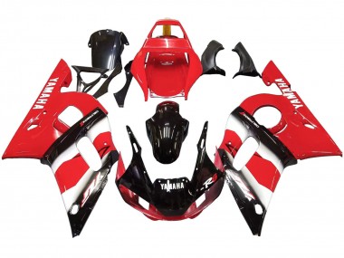 Purchase 1998-2002 Yamaha YZF 600 R6 Motorcycle Fairing - Red White Glossy Black Canada