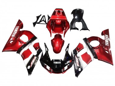Purchase 1998-2002 Yamaha YZF 600 R6 Motorcycle Fairings - Red White Glossy Black Canada