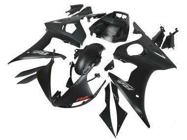 Purchase 2003-2004 Yamaha YZF R6 Motorcycle Fairings - Matte Black Canada