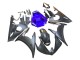 2003-2004 Yamaha YZF R6 Motorcycle Fairings - Blue Matte Black Canada