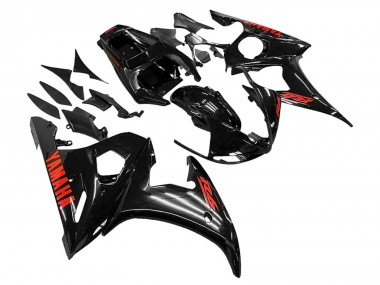 Purchase 2003-2004 Yamaha YZF R6 Motorcycle Fairings - Glossy Black Red Canada