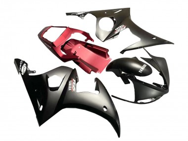 Purchase 2006-2009 Yamaha YZF R6S Motorcycle Fairing - Red Matte Black Canada