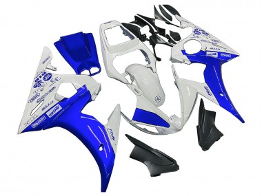 Purchase 2006-2009 Yamaha YZF R6S Motorcycle Fairings - White Blue GYTR Canada