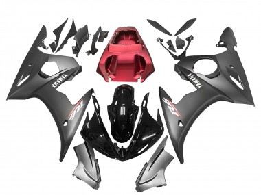 Purchase 2006-2009 Yamaha YZF R6S Motorcycle Fairings - Black Red Canada