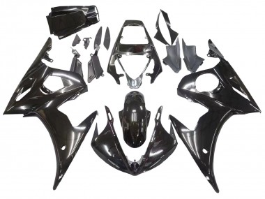 Purchase 2003-2004 Yamaha YZF R6 Motorcycle Fairings - Glossy Black Canada
