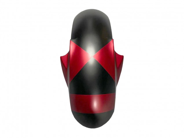 2005 Yamaha YZF 600 R6 Motorcycle Fairings - Matte Black Red Geometric Canada