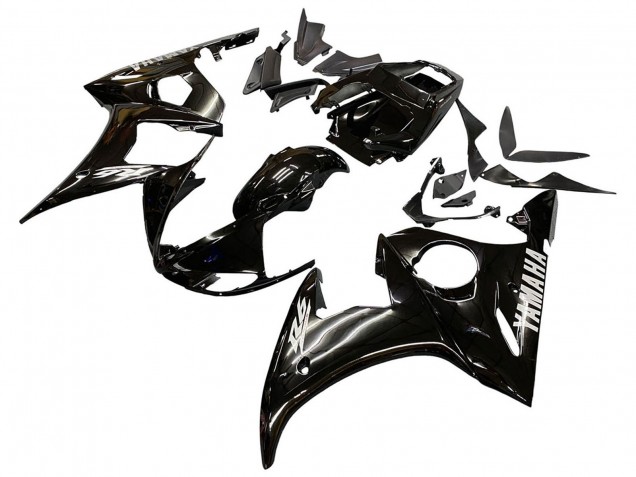 2005 Yamaha YZF 600 R6 Motorcycle Fairings - Glossy Black Canada