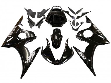 Purchase 2005 Yamaha YZF 600 R6 Motorcycle Fairings - Glossy Black Canada