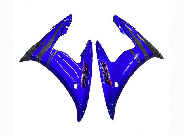 2005 Yamaha YZF 600 R6 Motorcycle Fairings - Glossy Blue Black Canada